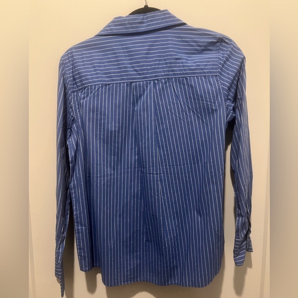 Banana Republic Striped Button Up NWT - Picture 3 of 4